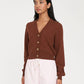 Bibi Knit Cardigan - Chestnut