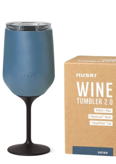 Huski Wine Tumbler 2.0 - Slate Blue