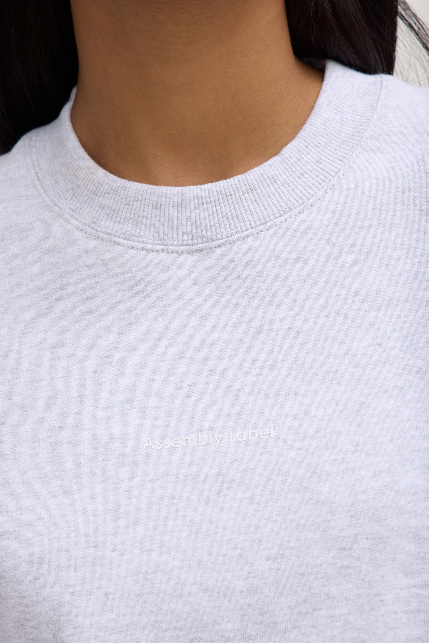 Atelier Logo Fleece Grey Marle
