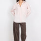 You Got This Blush Double Pinstripe Oversized Boyfriend Shirt