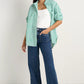 You Got This Green Stripe Poplin Shirt