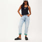 Saints Low Waist Boyfriend Jeans