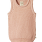 Merino Knit Vest - Rose Dust
