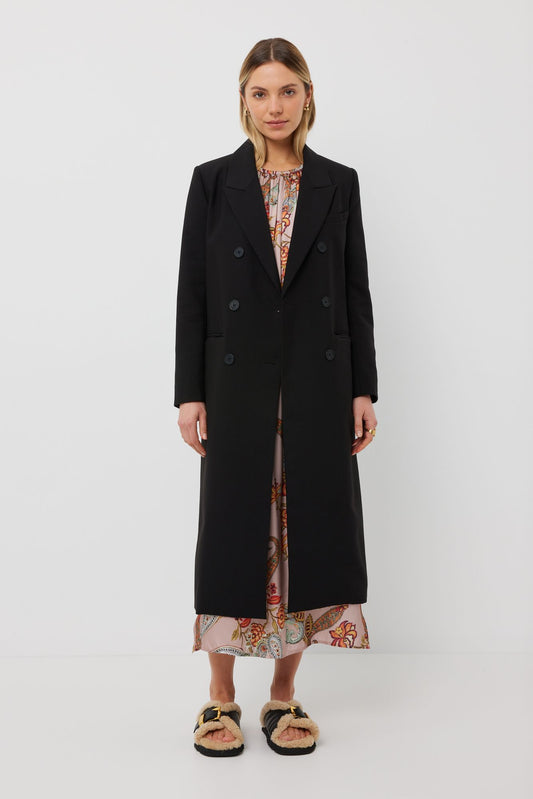 Fox Coat - Black Suiting