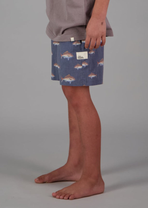 Mini Snaps Shorts - Stone
