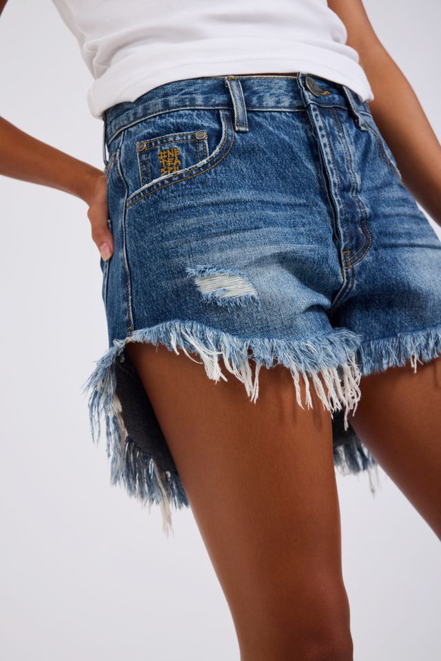 Outlaws Mid Waist Length Denim