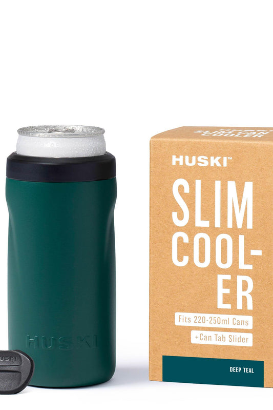 Huski Slim Can Cooler - Deep Teal