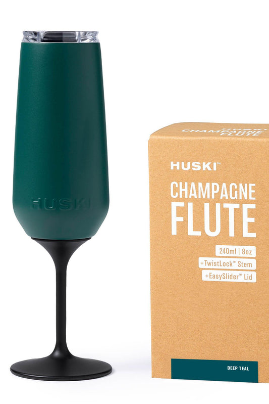 Huski Champagne Flute - Deep Teal