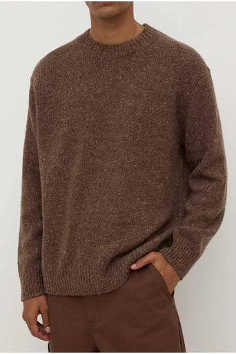 Lief Wool Blend Knit Mid - Brown Marle