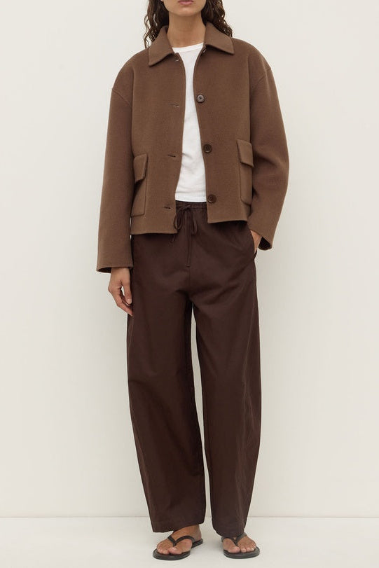 Mya Wool Jacket - Milk Choc