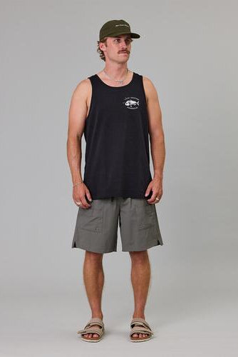 Snapper Singlet - Black
