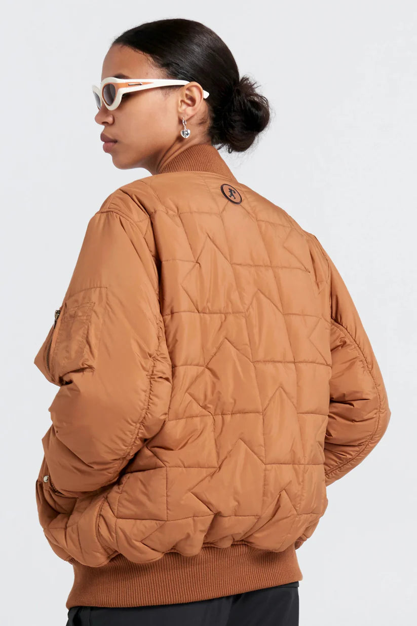 Quilted Bomber Jacket