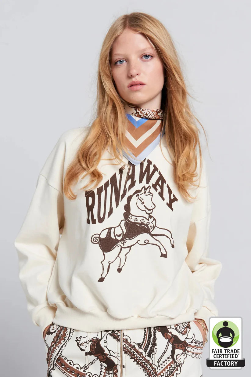 Runaway Carousel Organic Crewneck Sweatshirt