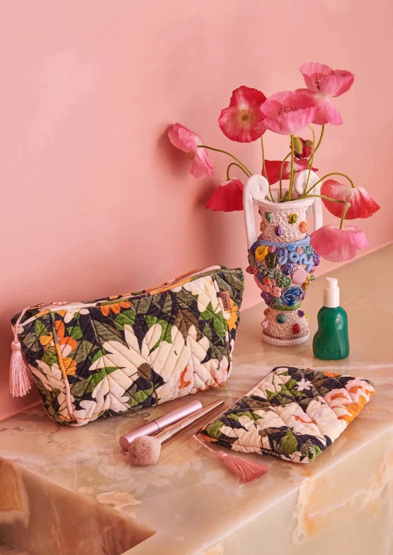 Dreamy Floral Cosmetic Bag