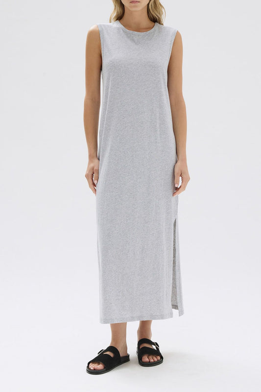 Courtney Tank Dress - Grey Marle