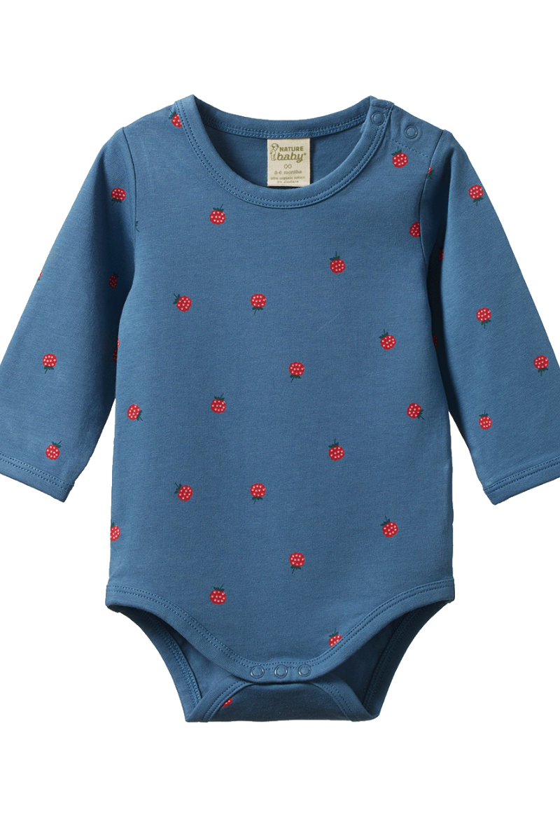Stretch Jersey Bodysuit Raspberry