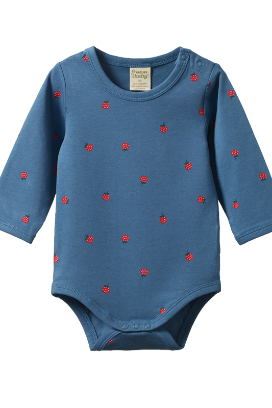 Stretch Jersey Bodysuit Raspberry