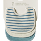 Dribble Bibs 3pk - Blue & Natural