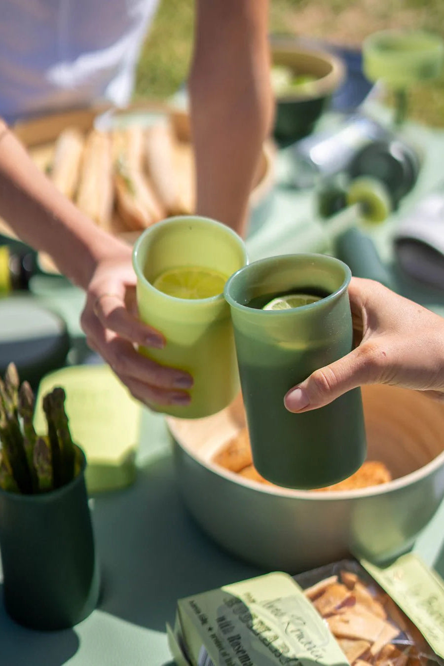 Sage & Olive Silicon Highball glass