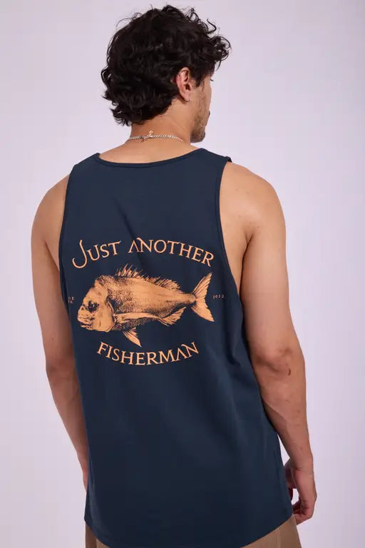 Snapper Singlet - Navy