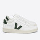 V12 Leather - White/Cyprus