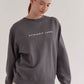 Embroidered Logo Fleece - Washed Graphite