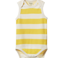 Singlet Bodysuit - Bold Sunny Stripe
