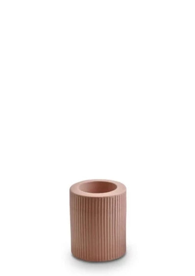 Ribbed Infinity Candle Holder