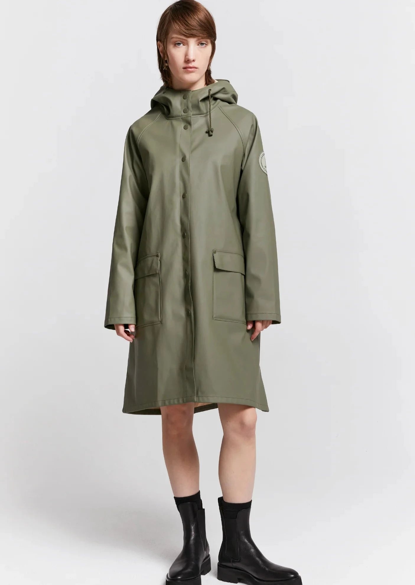 Runaway Raincoat - Olive